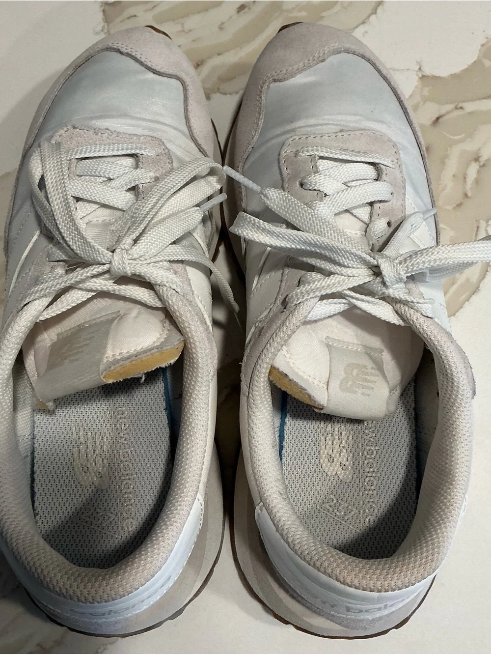 New Balance 237 Women's White and Light Gray Athletic Sneakers